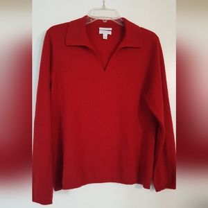 Charter Club Cashmere Sweater Size Large in Red
